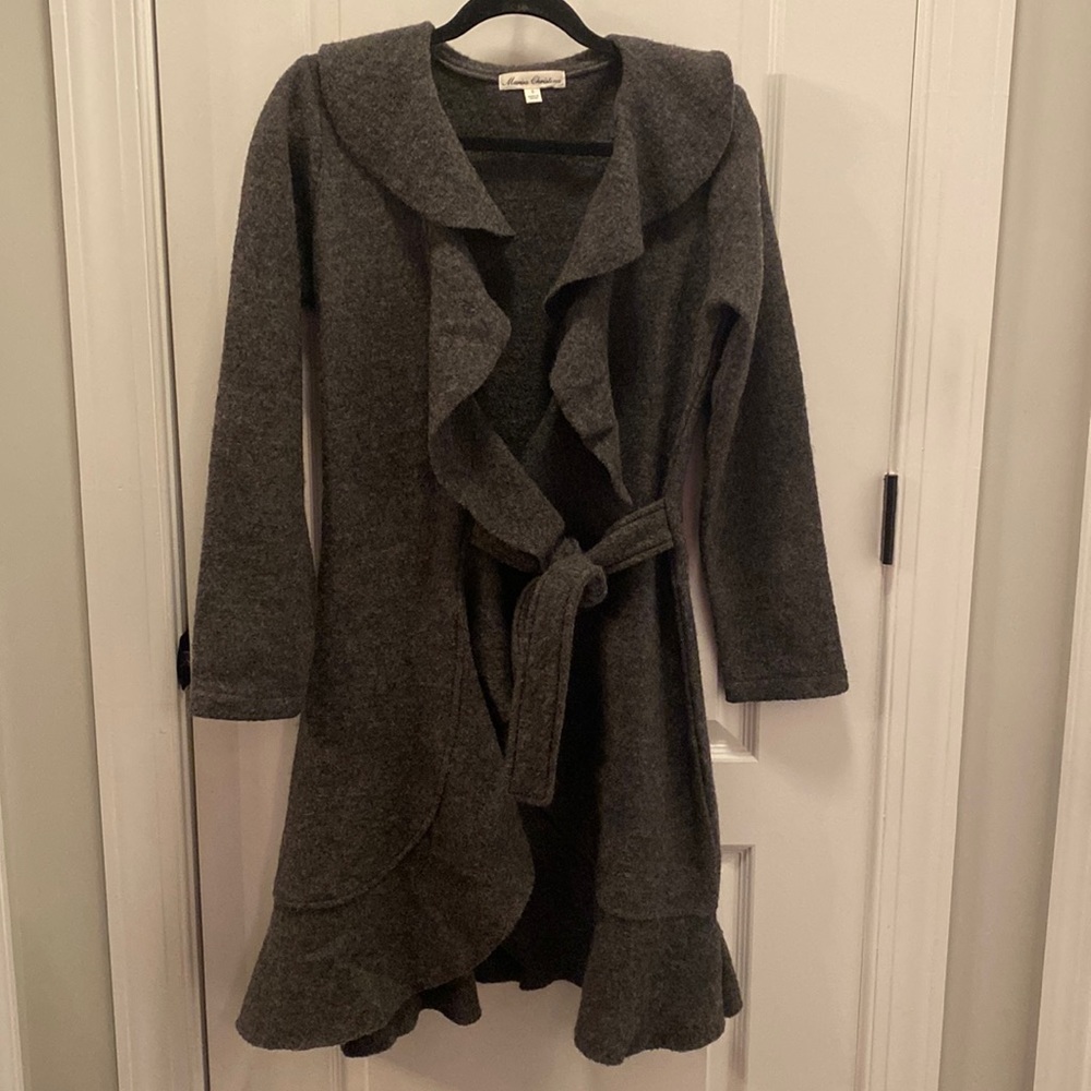 Marisa Christina Wool Sweater Coat